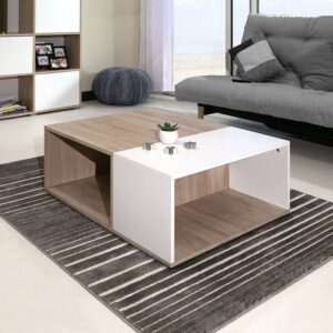 Couchette Bivolume Oak Coffee Table with White Box starting range from